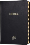 Schlachter 2000 Bibel &#8211; Standardausgabe (Kalbsleder, flexibler Einband, schwarz, Goldschnitt, mit Griffregister) 