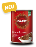 Braune Linsen BIO 400g DOSE 