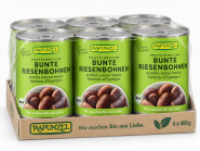 Bunte Riesenbohnen in der Dose 6 x 400 g 