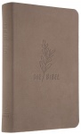 Schlachter 2000 Bibel - Taschenausgabe (Softcover, Rindsleder, Taupe) 