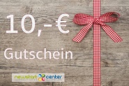 Gutschein zum Einkauf im NEWSTARTCENTER 10,- € 