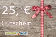 Gutschein zum Einkauf im NEWSTARTCENTER 25,- € 