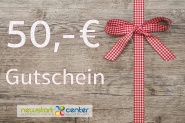 Gutschein zum Einkauf im NEWSTARTCENTER 50,- € 