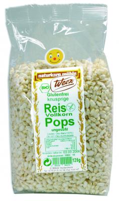 Reis Pops, ungesüßt, 1,25 kg, glutenfrei, Natrukorn Mühle 