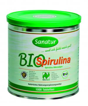 Bio Spirulina 1000 Tabletten Sanatur 